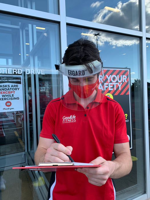 FaceShield by EZGARD. Reusable Protective PPE FaceShield