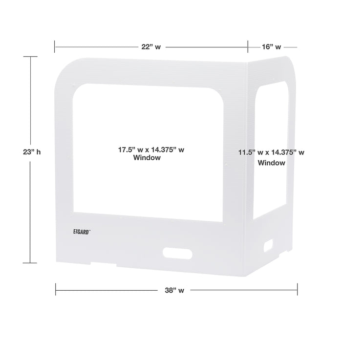 Protective School Sneeze Guard for Students and Teachers