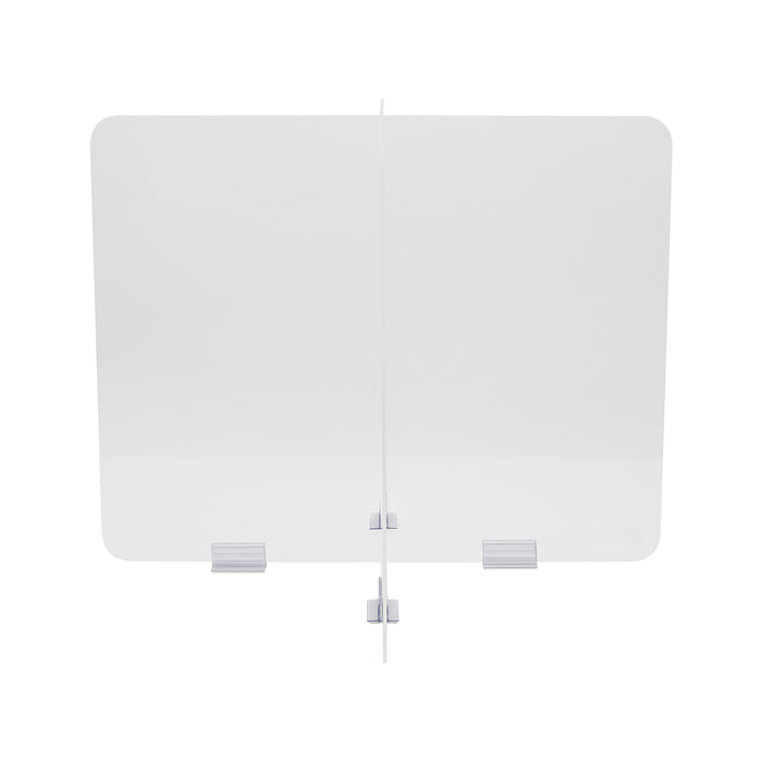 TableShield by EZGARD | Acrylic plexiglass sneeze guard for tabletops