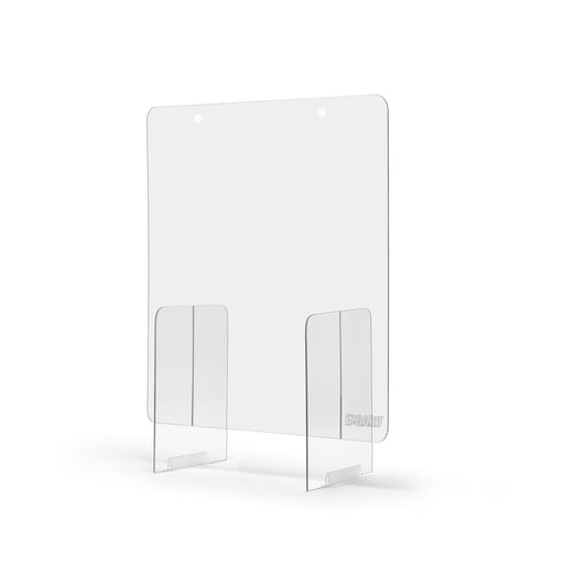 Plexiglass sneeze guard for counters